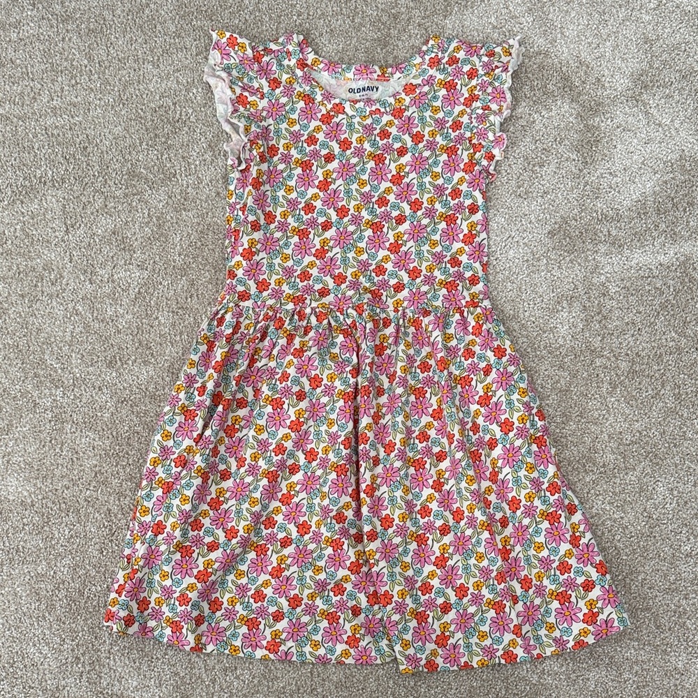 Old Navy Floral Kids Dress - Multicolor
